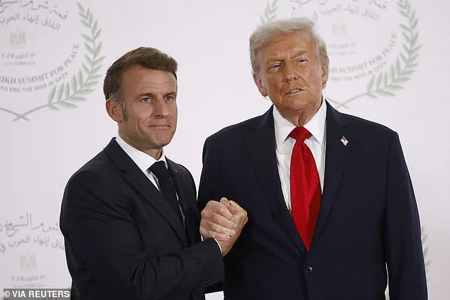 Tense Handshake Between Trump and Macron at Gaza Peace Summit Signals Geopolitical Tensions