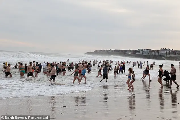 As 2026 Begins, Hundreds Brave Icy Waters for Traditional New Year's Dips in Whitley Bay