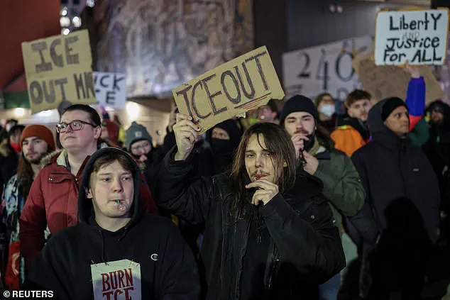 Protesters Gather in Minneapolis Over Rumors of Immigration Agents at Canopy by Hilton Hotel