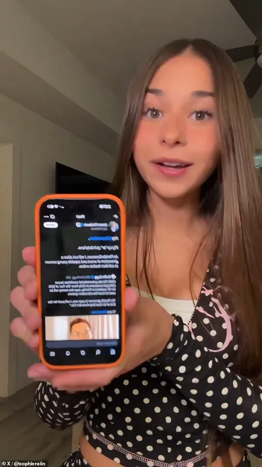 OnlyFans Star Sophie Rain Confronts Florida GOP Governor Candidate James Fishback Over 'Sin Tax' Proposal