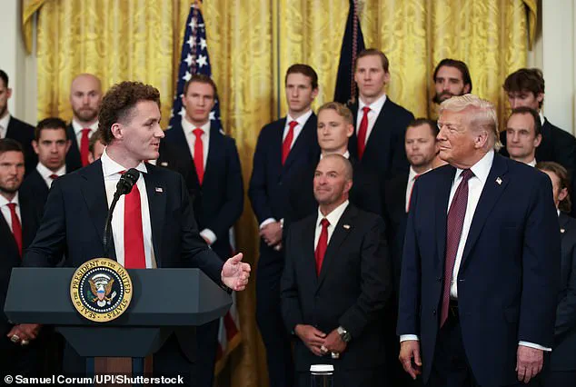 Trump Jokes 'Good-Looking People, I Hate Them' at Florida Panthers' Stanley Cup Celebration