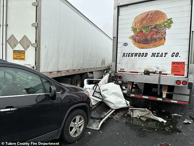 Massive Chain-Reaction Crash Shuts Down Both Directions of California's Highway 99 Amid Dense Fog, Triggering One of Region's Worst Pileups in Years
