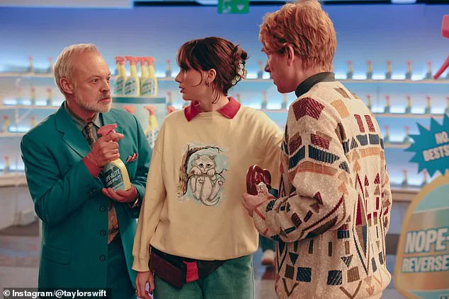 Taylor Swift's 'Opalite' Music Video Stuns with Surreal Nineties-Themed Tale Featuring Domhnall Gleeson and Magical Opalite Spray