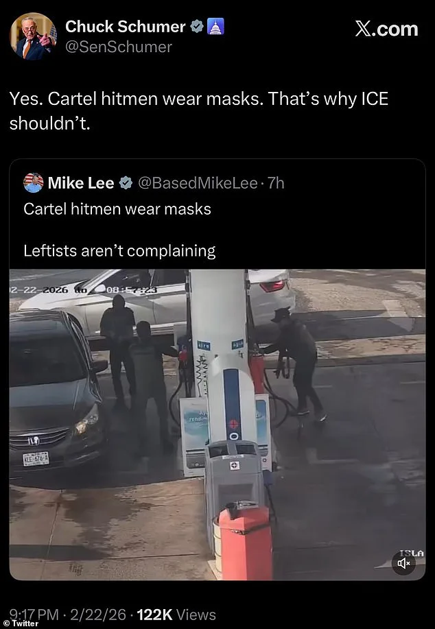 Trump Ally Senator Mike Lee Faces Backlash After Comparing ICE Agents to Mexican Cartel Members in Controversial Post