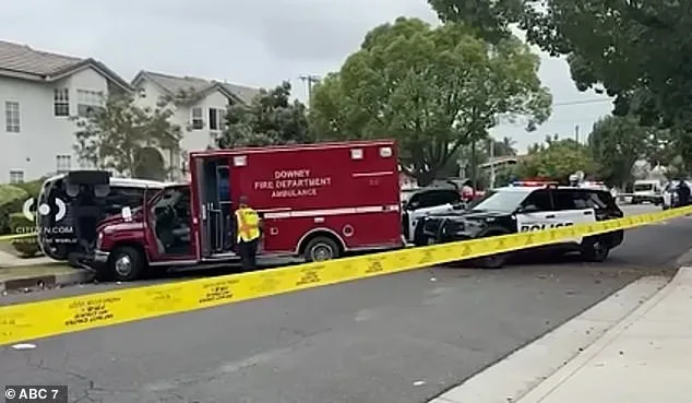 Tragedy and Chaos: Stabbing, Ambulance Theft, and Crash Spark Outrage in Downey