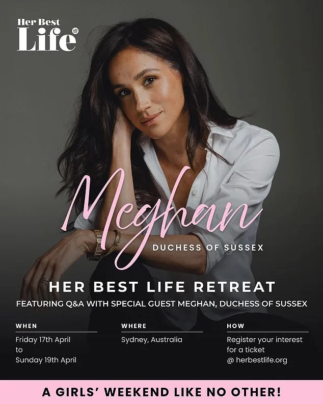 Meghan Markle Sparks Controversy at Australian Retreat Brokering by Markus Anderson