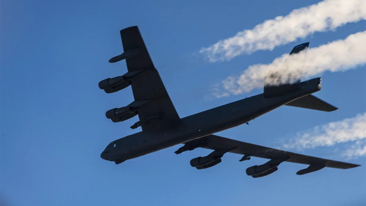 U.S. Nuclear-Capable B-52 Bombers Deploy Over Mediterranean Amid Escalating Tensions in Middle East