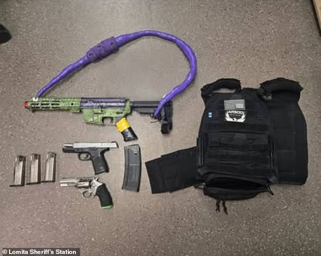 California man arrested with Joker-painted weapons near Trump golf club