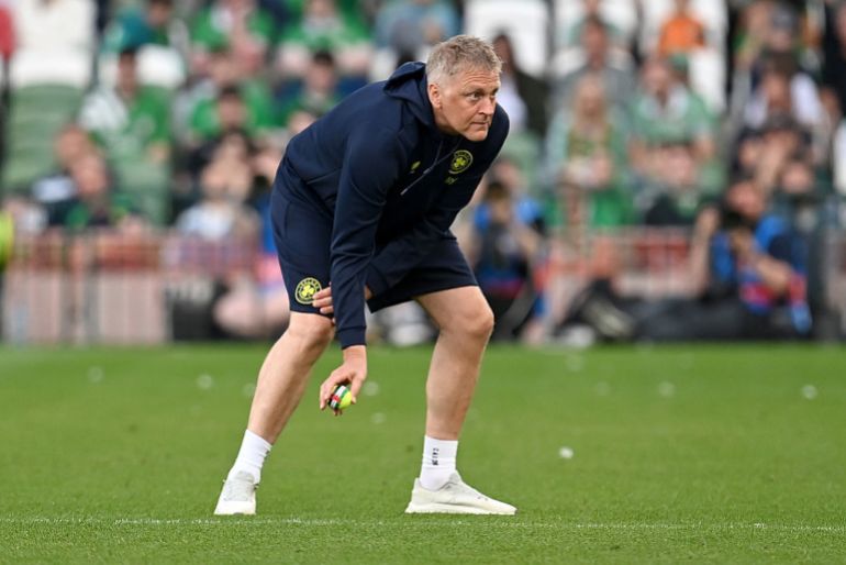 Irish fans protest Israel ties, forcing friendly match stoppages at Dublin.