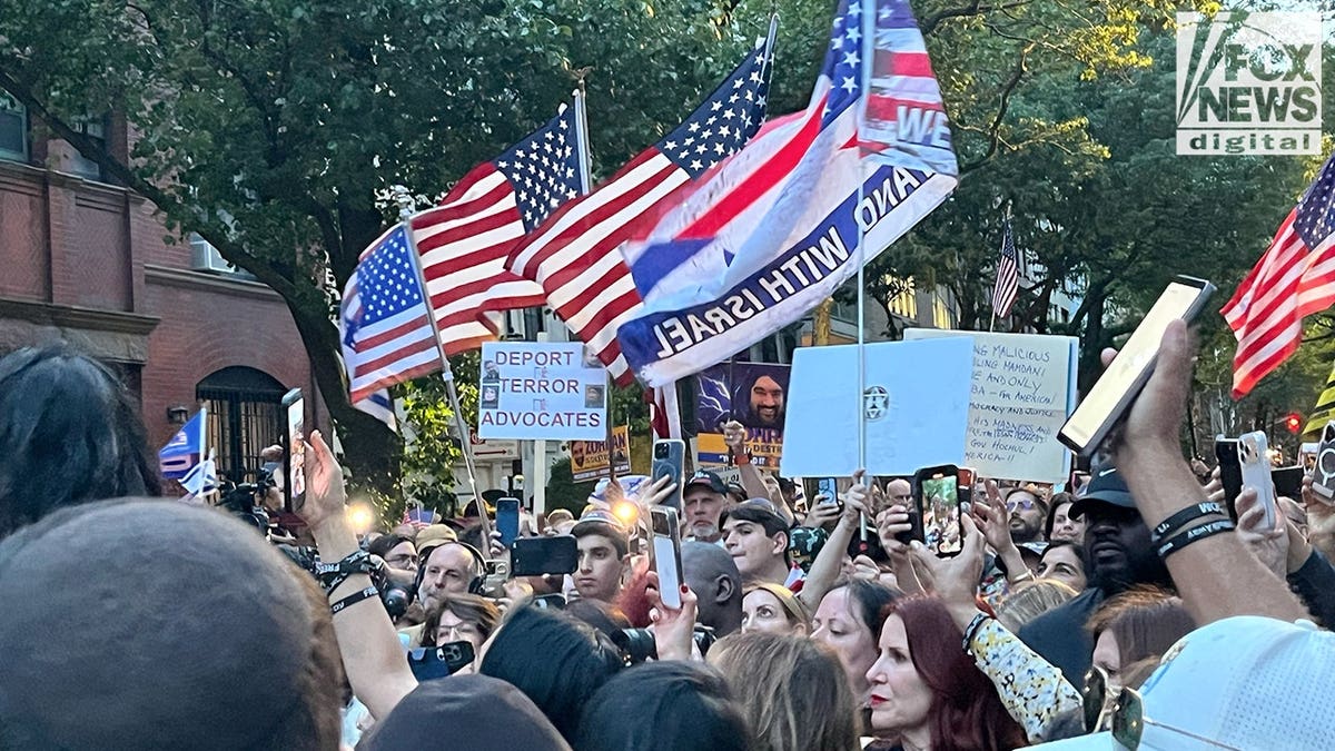 Pro-Israel activists rally against Mayor Mamdani, demanding he address rising antisemitism.