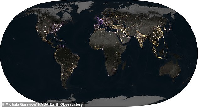NASA data shows UK night lights dimmed 22% from 2014 to 2022.