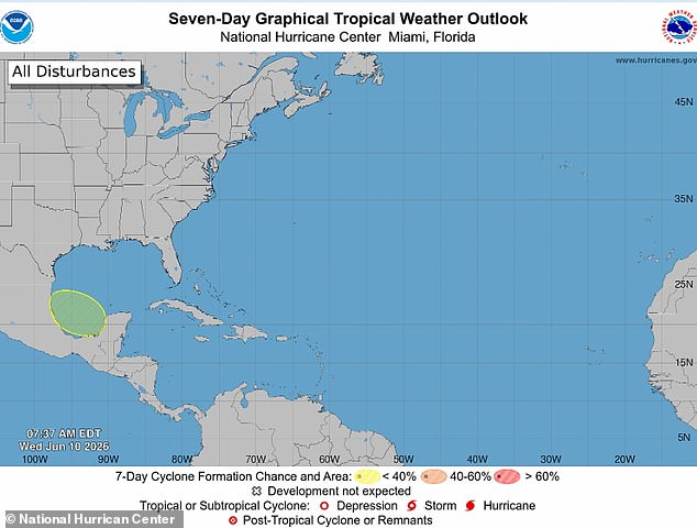 NHC Issues 2026 Outlook: Disturbance Arthur May Hit Mexico This Week